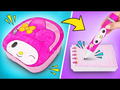Видео: 🎀 Барби вся в розовом! 💕 Канцелярия DIY, которую ты полюбишь 📚✨