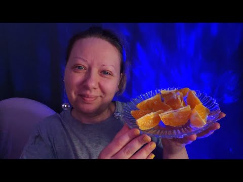 Видео: Асмр🤤МУКБАНГ+МАКИЯЖ💄Вкусные апельсинчики🍊ASMR Mukbang, Eating, Makeup