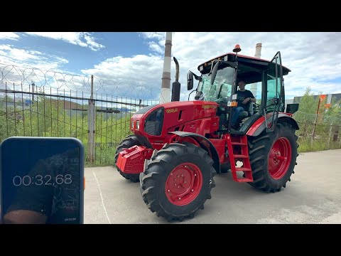 Видео: Обзор нового трактора Беларус 1523B3 / Тест скорости с ходоуменьшителем