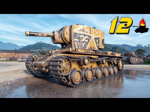 Видео: KV-2 - Почти В Одиночку Стер Вражескую Команду - World of Tanks