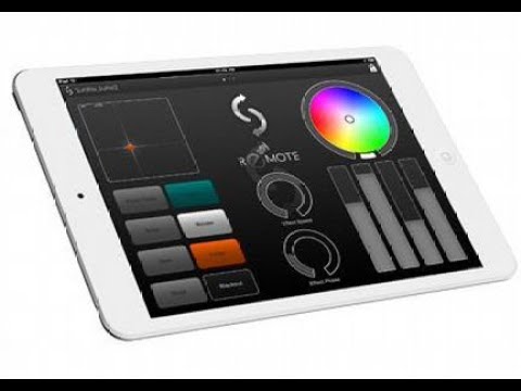 Видео: Управление светом DMX через телефон и планшет sunlite suite 2 easy remote