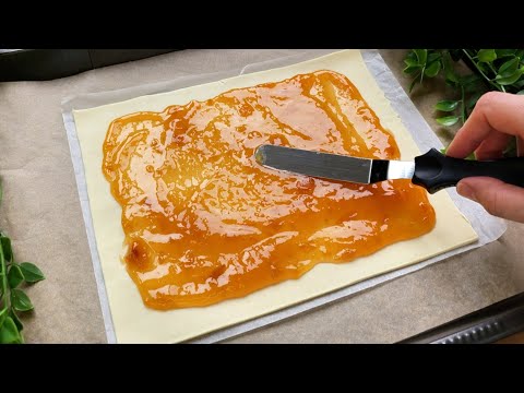 Видео: Гениальный рецепт из слоеного теста - быстро, просто и вкусно хрустящий