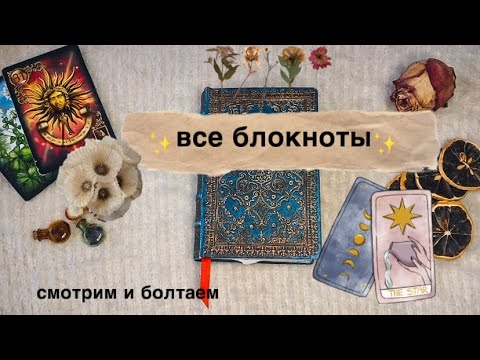 Видео: все мои блокноты / смотрим и болтаем