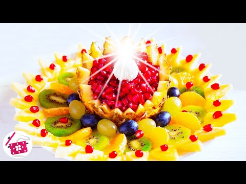 Видео: 5 Красивых ФРУКТОВЫХ Нарезок на Праздничный Стол! Готовим Дома