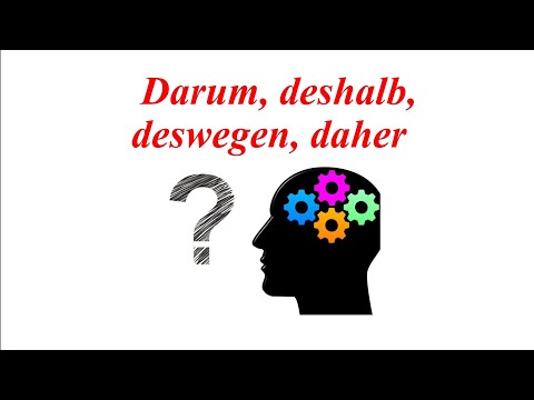 Видео: Німецька мова онлайн. Урок 37. Порядок слів у реченні з darum, deshalb, deswegen, daher (тому).