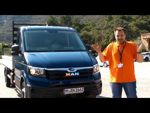 Видео: Первый тест MAN TGE. Клон VW Crafter