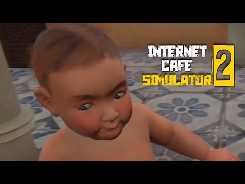 Видео: Ксения родила маленького!! Internet Cafe Simulator 2