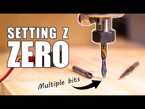 Видео: Советы по установке нуля оси Z при смене фрез для черновой и детальной обработки