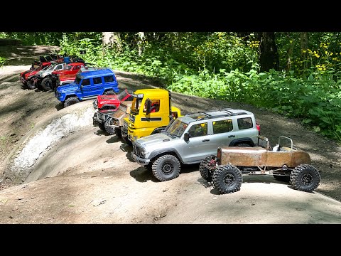 Видео: Старый Ford на злых Micky Tompson! RC crawler трофи в Измайлово 18.06.2023 часть 1