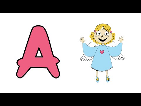 Видео: "Българската азбука"- буквата "А" като "Ангелче" / Bulgarian alphabet - "A" like "an Angel"