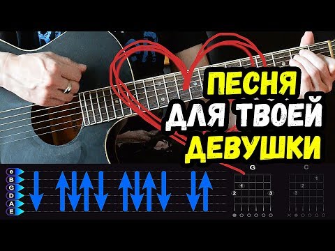 Видео: Песня для твоей Девушки = Твоя Нежная Походка на гитаре