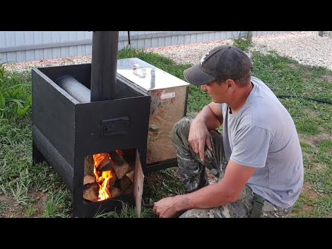 Видео: Испытание банной печи с нержавеющим баком на прогрев воды