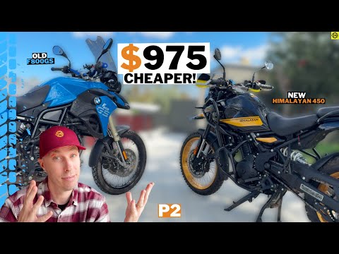 Видео: Новый Himalayan 450 против подержанного BMW F800GS | Какой дешевле в эксплуатации?