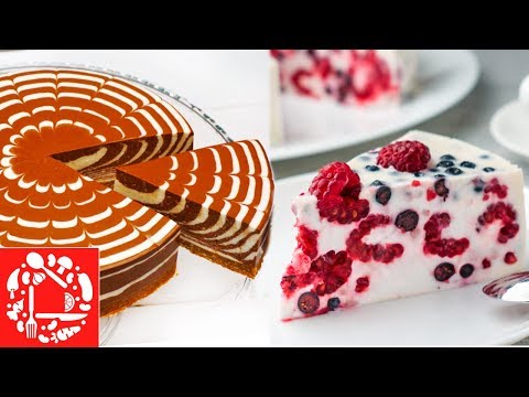 Видео: 5 Тортов Без Выпечки! Самые Быстрые и Простые Рецепты!
