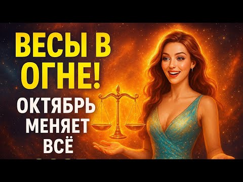 Видео: ♎️ Весы в Огне! Октябрь меняет всё — от любви до карьеры!