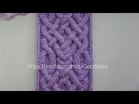 Видео: Ирландский узор" Плетенка с косой". Часть 2 Узор -аран. Вязание спицами.  Knitting(Hobby)