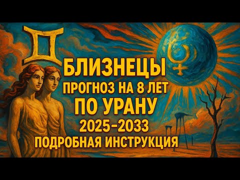 Видео: ♊ Близнецы и Уран 2025–2033 — 8 лет перемен! Что важно знать?