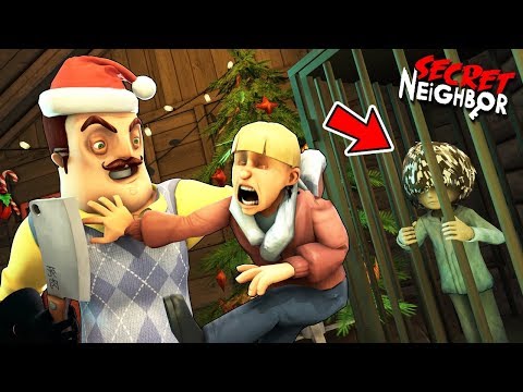 Видео: СОСЕД, ПРОШУ, ОТПУСТИ! НЕ ДЕЛАЙ ЭТОГО! НОВОГОДНИЙ МАНЬЯК СОСЕД ВЕРНУЛСЯ В SECRET NEIGHBOR