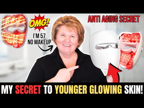 Видео: Терапия красным светом (светодиодная маска для лица) для борьбы со старением: как она навсегда из...