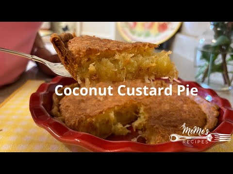 Видео: Рецепты MeMe | Пирог с кокосовым заварным кремом