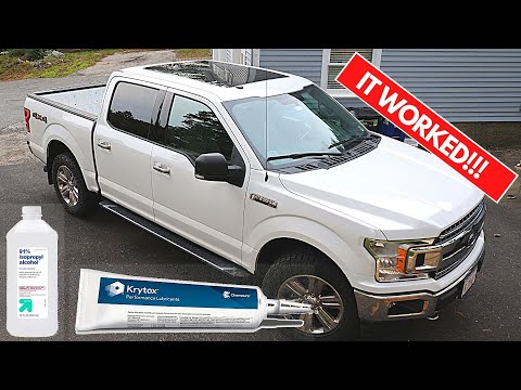 Видео: Техническое обслуживание панорамного люка F150 | Смазка и чистка | ОБЯЗАТЕЛЬНО!