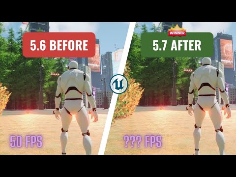 Видео: Обновление до Unreal Engine 5.7 Preview невероятно ускорило мою игру