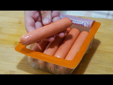 Видео: Беру одну сосиску, когда хочется приготовить особенно вкусный завтрак.