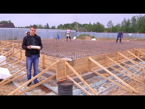 Видео: Фундамент "коробчатая плита" – что это // FORUMHOUSE
