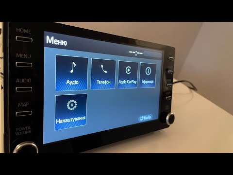 Видео: Оригинальная магнитола с CarPlay и Android Auto , Toyota Auris , Corolla , Prius , Sienna 16-19 год.