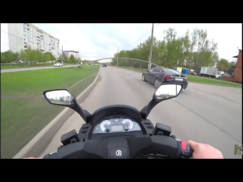Видео: Самый дешёвый максиSYM. GTS250.