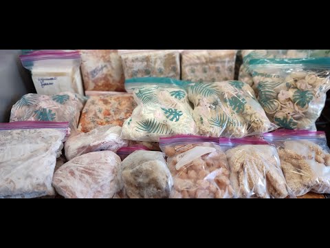 Видео: Заготовка полуфабрикатов в морозилку / Preparation of semi-finished products in the freezer
