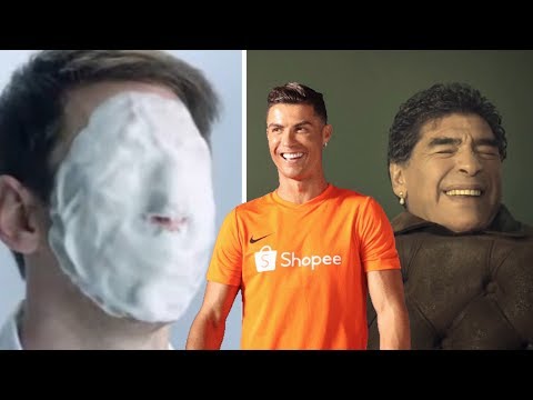 Видео: САМЫЕ УЖАСНЫЕ РЕКЛАМЫ С УЧАСТИЕМ ФУТБОЛИСТОВ | МЕССИ, РОНАЛДУ, МАРАДОНА И ДРУГИЕ