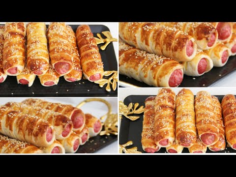 Видео: СОСИСКИ в Тесте В духовке. Сосиска в тесте из Слоеного теста / Sausages in Dough Самый лучший рецепт