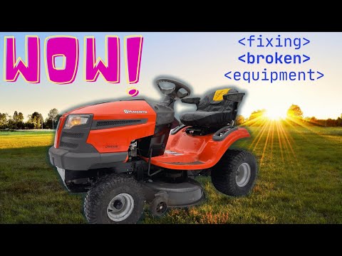 Видео: Ремонт газонного трактора Husqvarna