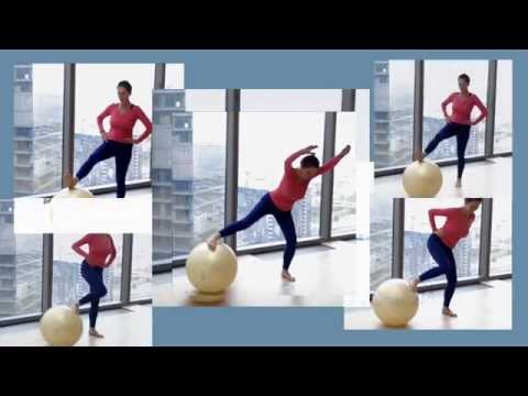 Видео: Тренировка с фитболом для похудения