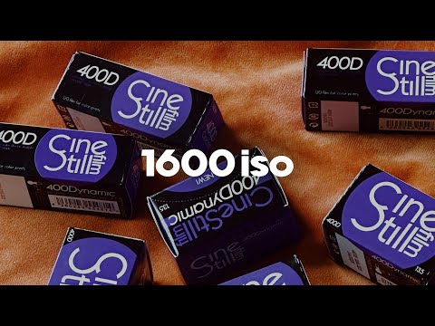 Видео: Перевод CineStill 400D на 1600