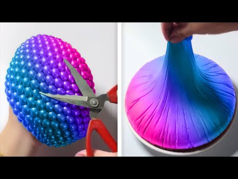 Видео: Самые удовлетворяющие видео слизи ASMR | Релаксирующе странно сытная слизь 530