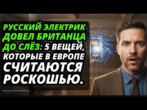Видео: Британец вызвал электрика в России и ПОТЕРЯЛ ДАР РЕЧИ: «Почему у нас в Англии не так?!»