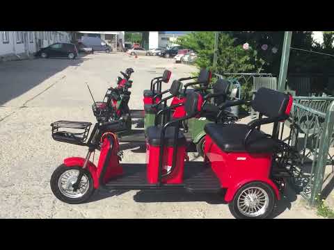 Видео: Пассажирские трициклы Rutrike. Обзор: Караван, Топик, Экипаж.