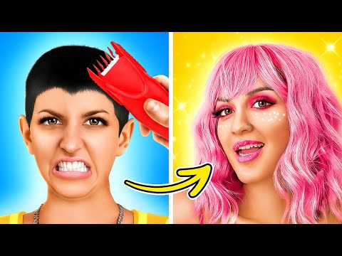Видео: От неухоженной к полному гламуру 💄✨ Пробую экстремальные бьюти-хаки