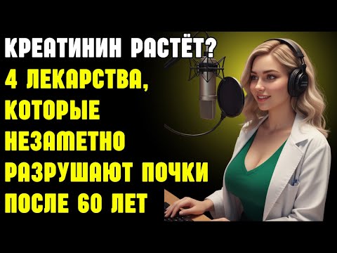 Видео: Креатинин растёт? 4 лекарства, которые незаметно разрушают почки после 60 лет | Здоровье пожилых