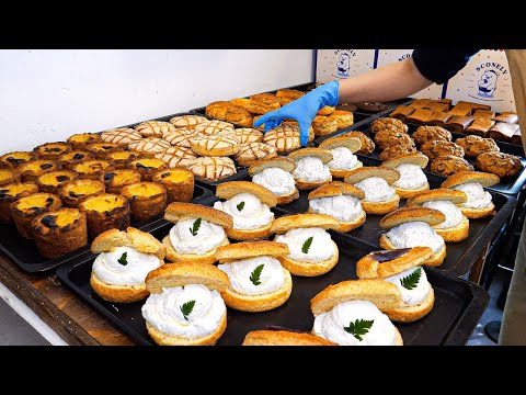 Видео: Korea Food! Лучший рецепт скона: сливочный и слоёный до совершенства / Уличная еда