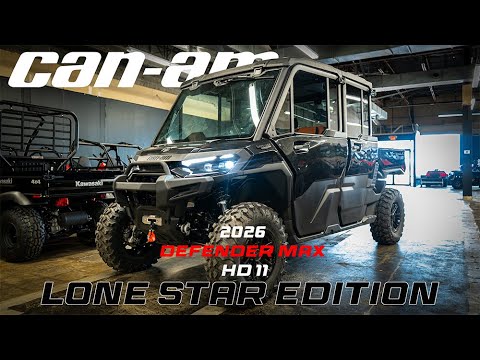 Видео: Совершенно новый Can-Am Defender Max HD 11 LONESTAR УЖЕ ЗДЕСЬ!