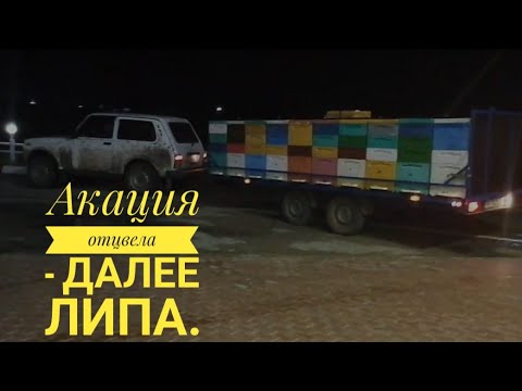 Видео: Нива с прицепом 4,5 м. Переезд с акации домой.