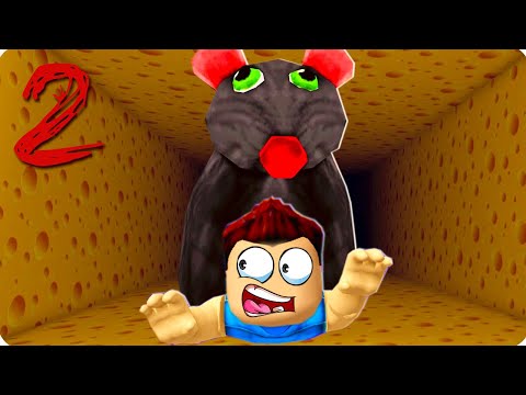 Видео: 🐭ПОБЕГ ОТ КРЫСЫ ИЗ СЫРНОГО ЛАИРИНТА 2 В РОБЛОКС! ШЕДИ ROBLOX