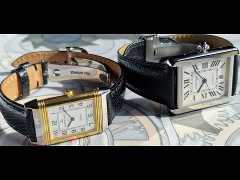 Видео: Битва: Cartier Tank vs JLC Reverso