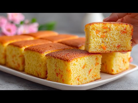 Видео: Самый мягкий и вкусный морковный торт, который я когда-либо пёк, за 5 минут! Таёт во рту!