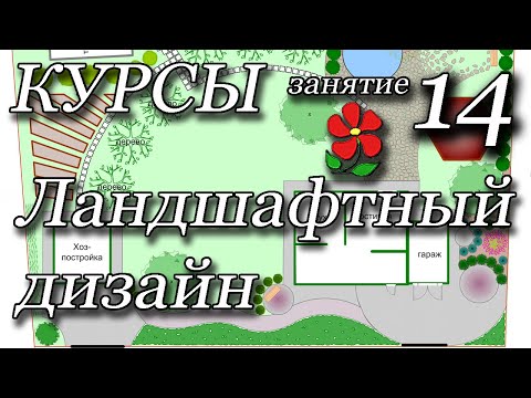 Видео: Курсы. Ландшафтный дизайн. Занятие 14. Плавные формы.