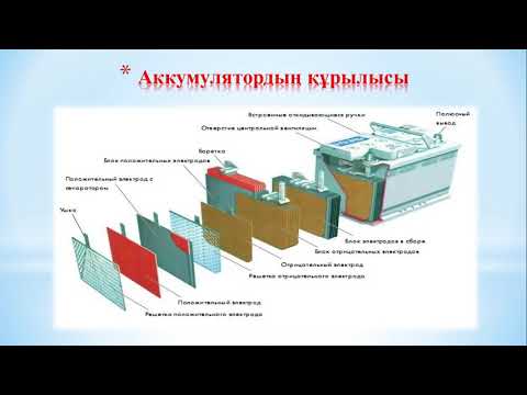 Видео: Оракбаев Ж. Автомобильдердің құрылымы. Аккумулятор батареялары