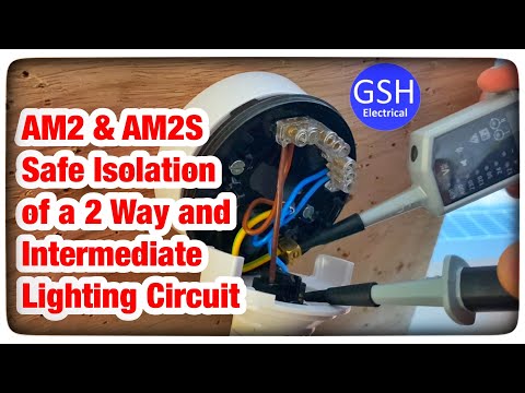 Видео: Безопасная изоляция двухпроводной и промежуточной цепи освещения — как безопасно изолировать AM2 ...